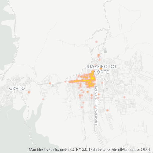 63041-000 Heatmap de Densidade da Empresa