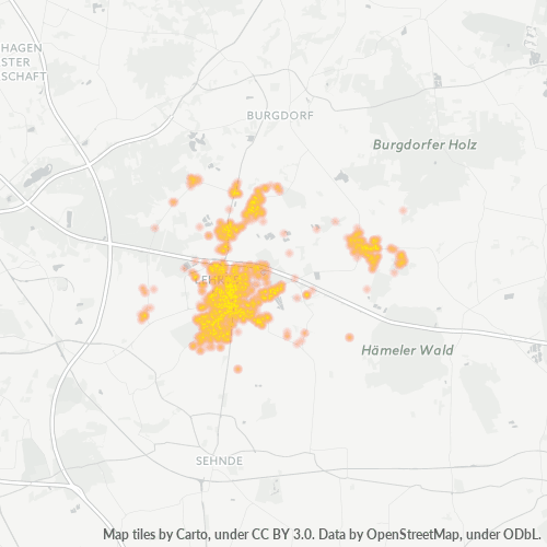 Heatmap für plz 31275