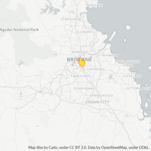 4169 Business Density Heatmap