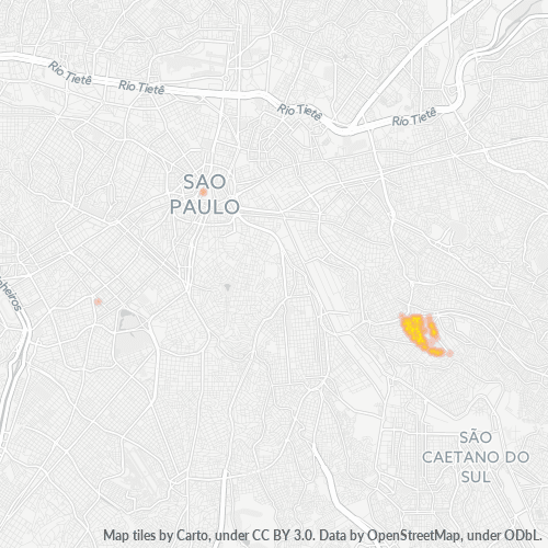 03227-000 Mapa de calor de densidad empresarial