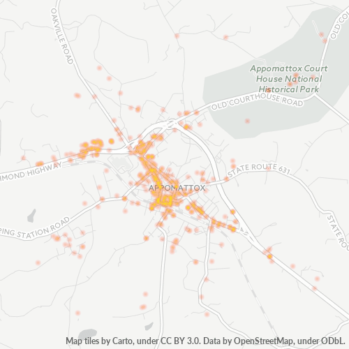 24522 Business Density Heatmap