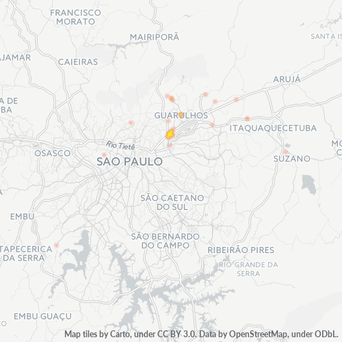 07033-000 Heatmap de Densidade da Empresa