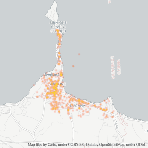 Mappa di calore per cap 25019