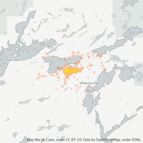 55731 Business Density Heatmap