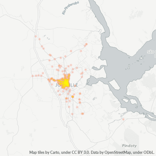 89201-000 Heatmap de Densidade da Empresa