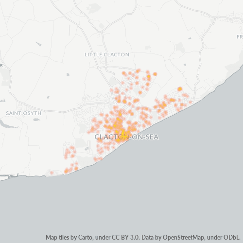 CO15 Business Density Heatmap