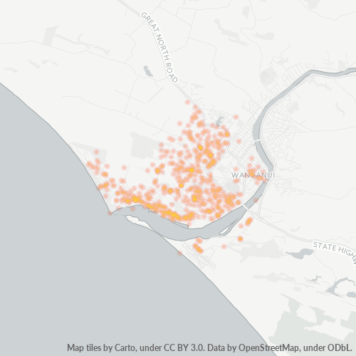 4501 Business Density Heatmap