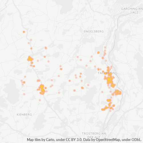 83342 Standortdichte-Heatmap