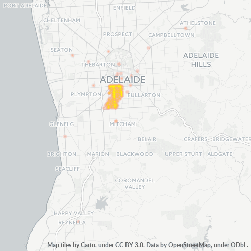 5034 Business Density Heatmap