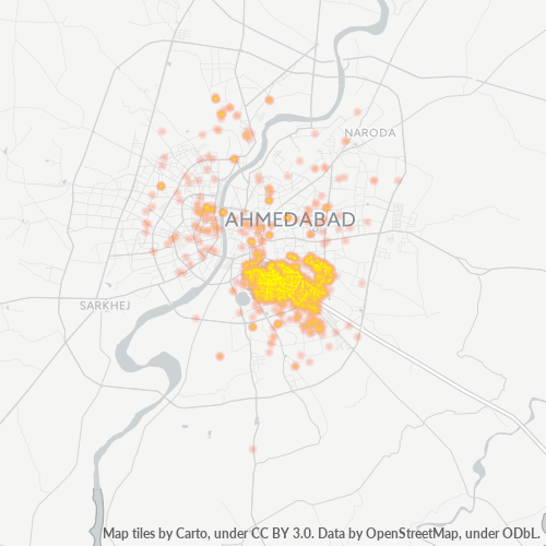 380008 Business Density Heatmap