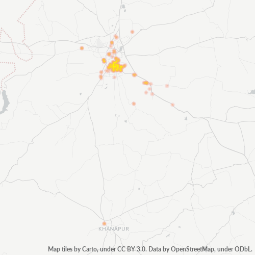 590003 Business Density Heatmap