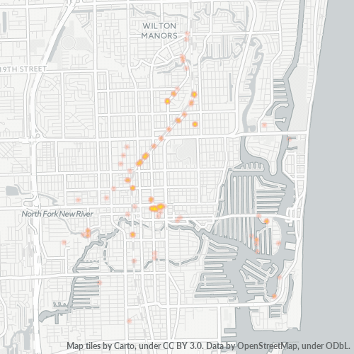 33394 Business Density Heatmap