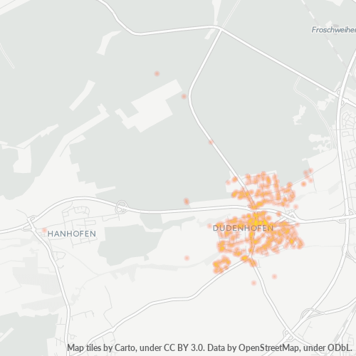 Heatmap für plz 67373