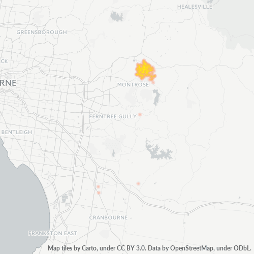 3796 Business Density Heatmap