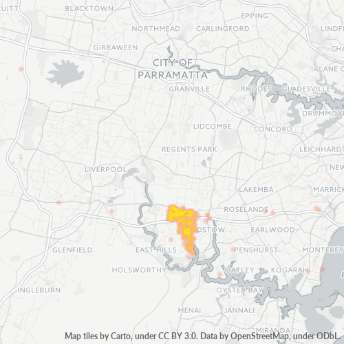 2212 Business Density Heatmap