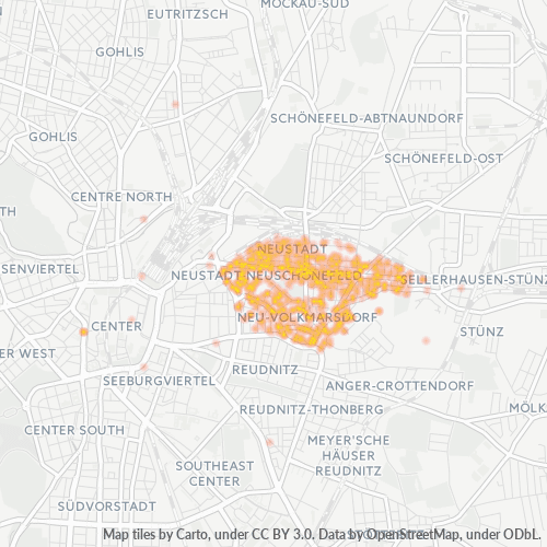Heatmap für plz 04315