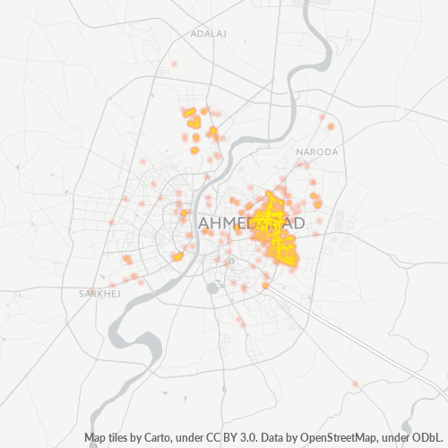 380024 Business Density Heatmap