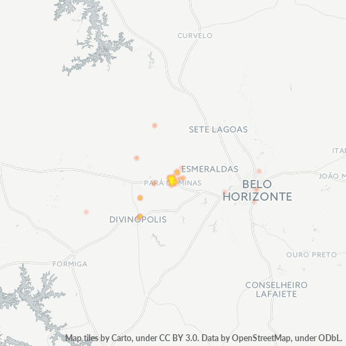 35660-000 Mapa de calor de densidad empresarial