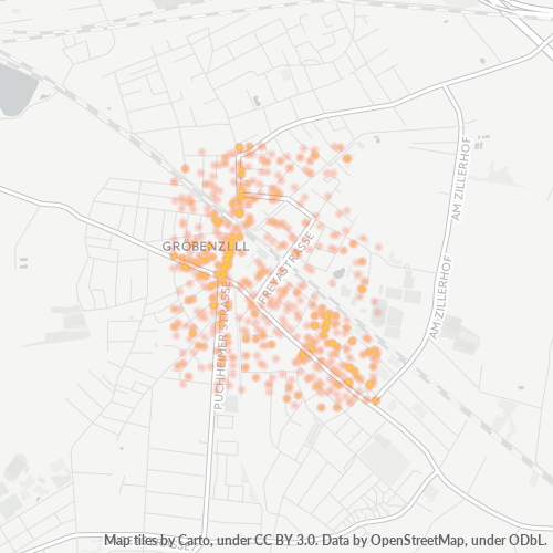 82194 Standortdichte-Heatmap