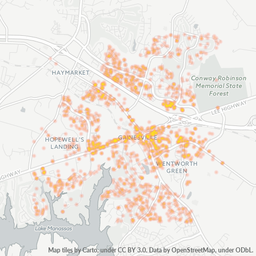 20155 Business Density Heatmap