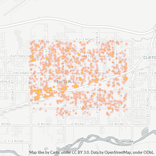 81504 Business Density Heatmap