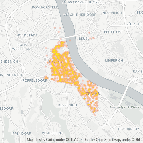 53113 Standortdichte-Heatmap