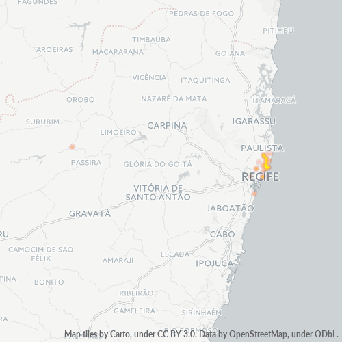 53020-000 Mapa de calor de densidad empresarial