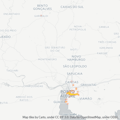 90410-000 Heatmap de Densidade da Empresa