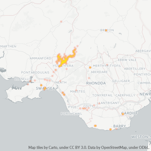 SA9 Business Density Heatmap