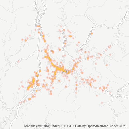 24293 Business Density Heatmap
