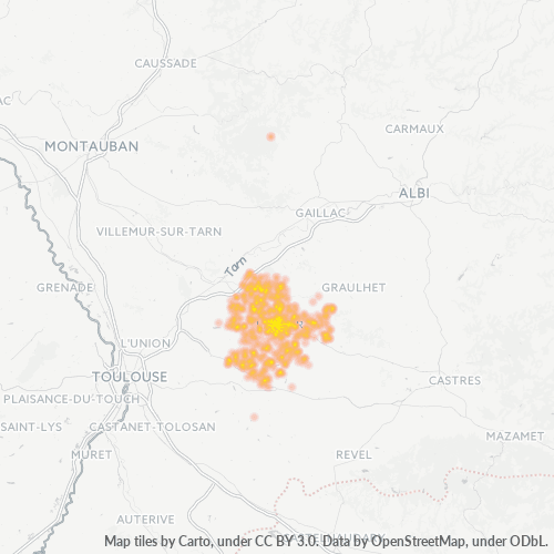 81500 Mapa de densitat de negocis 81500 Mapa de densitat de negocis