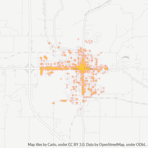 47670 Business Density Heatmap