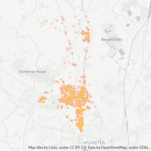 48159 Standortdichte-Heatmap