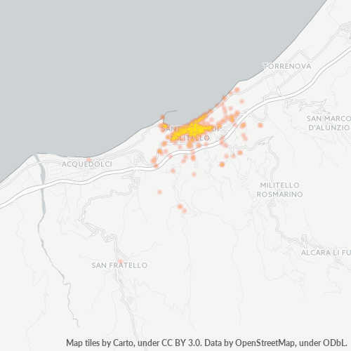 Mappa di calore per cap 98076