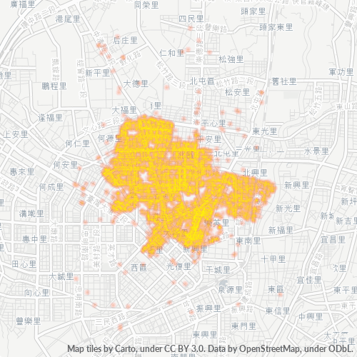 404 商業密度熱圖