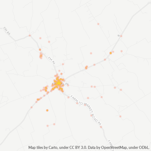 77856 Business Density Heatmap