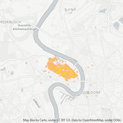 40547 Standortdichte-Heatmap