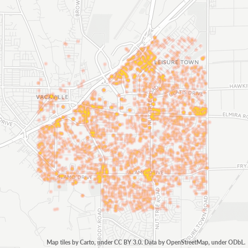 95687 Business Density Heatmap