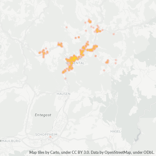 Heatmap für plz 79669