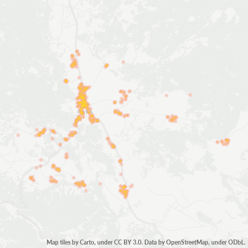 6257 Zemljevid gostote poslovanja