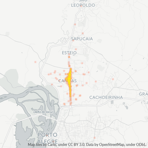 92010-000 Heatmap de Densidade da Empresa
