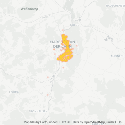 35039 Standortdichte-Heatmap