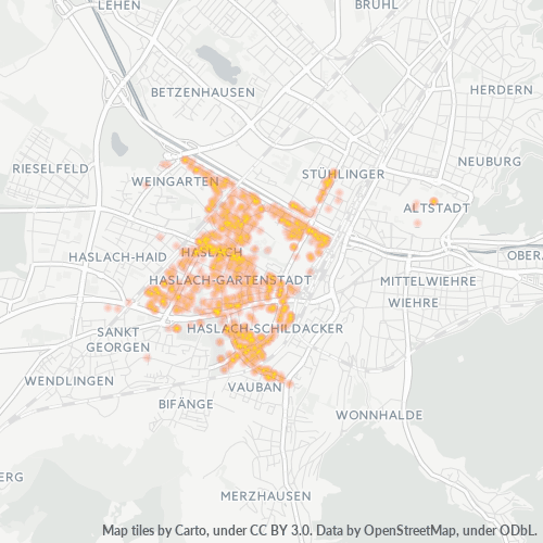 Heatmap für plz 79115