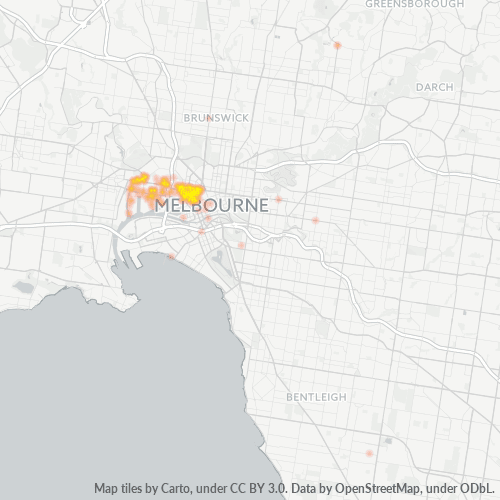 3003 Business Density Heatmap