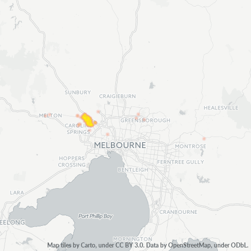 3038 Business Density Heatmap