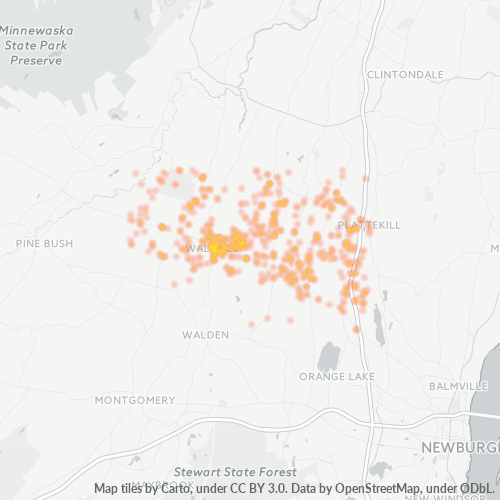 12589 Business Density Heatmap