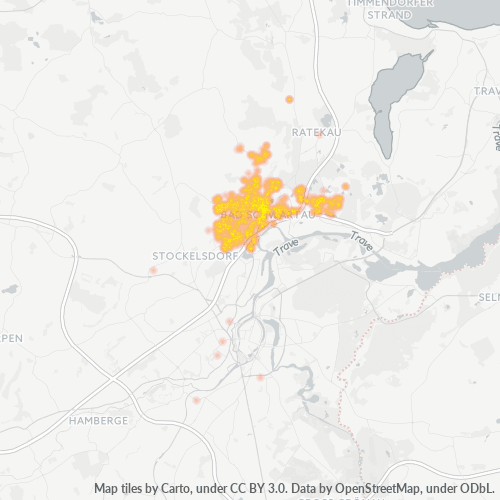 23611 Standortdichte-Heatmap