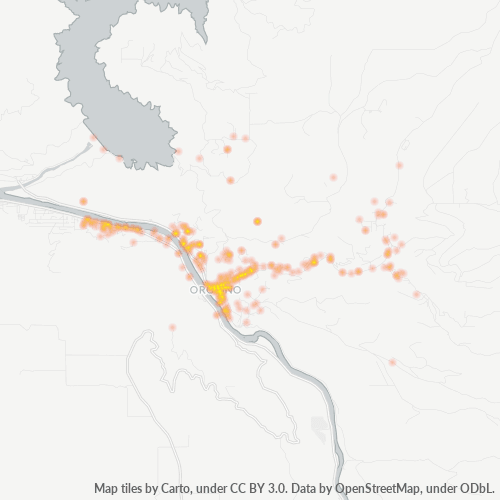 83544 Business Density Heatmap