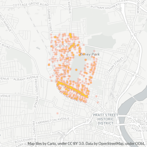 06112 Business Density Heatmap