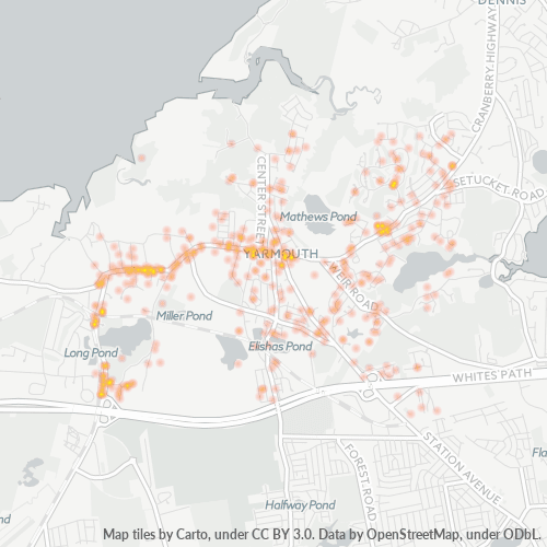 02675 Business Density Heatmap